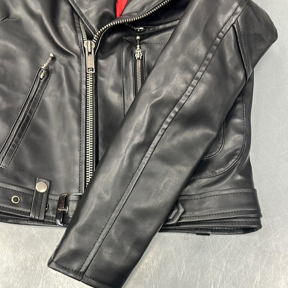 “Straight to Hell” black leather jacket - Picture 6 of 10